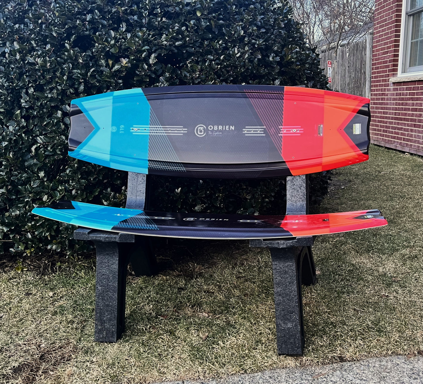 Wake Board Bench, Made from a real recycled Wake Board