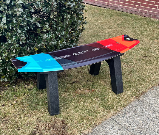 Wake Board Table, Seat or Bench   Made from a real recycled Wake Board