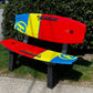 Wake Board Bench made with a real recycled Wake Board