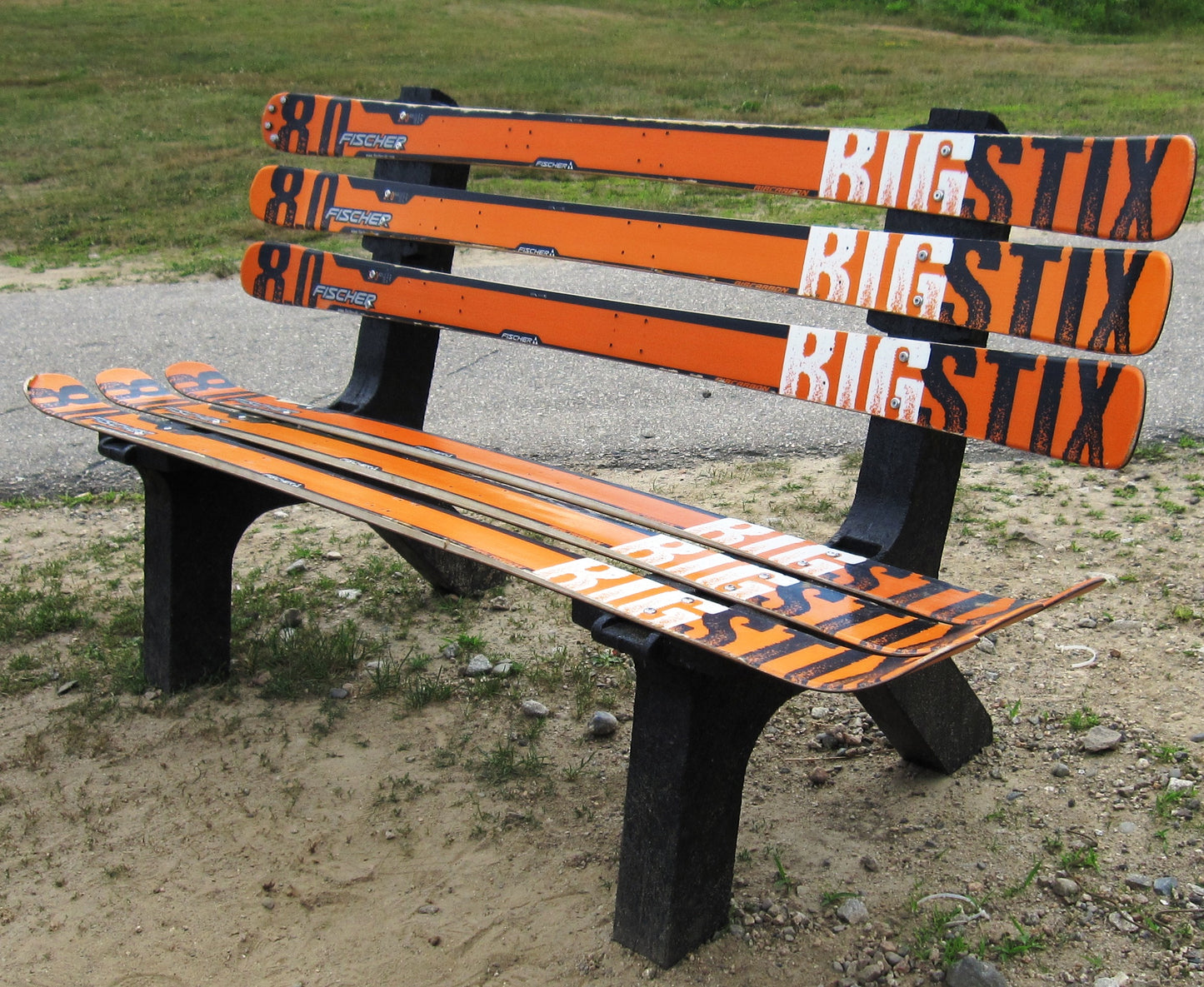 Snow Ski Bench, Ski Bench, Recycled Snow Ski Bench  -  Customize-Choose your type of Snow Ski