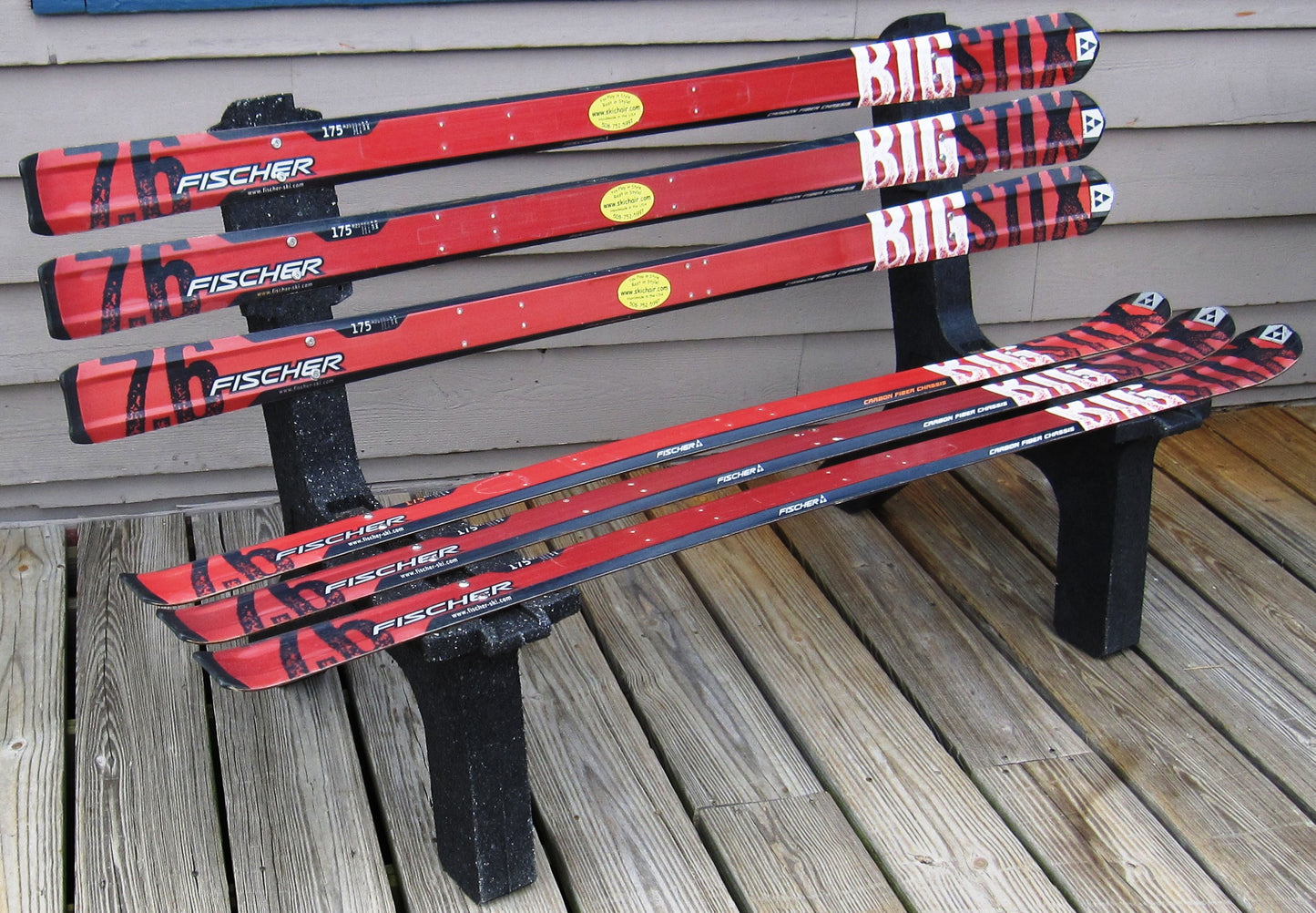 Snow Ski Bench, Ski Bench, Recycled Snow Ski Bench  -  Customize-Choose your type of Snow Ski