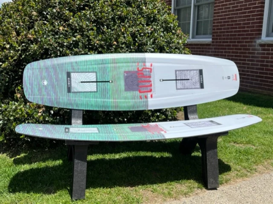 Wake Board Bench, Customize your Recycled Wake Board Bench