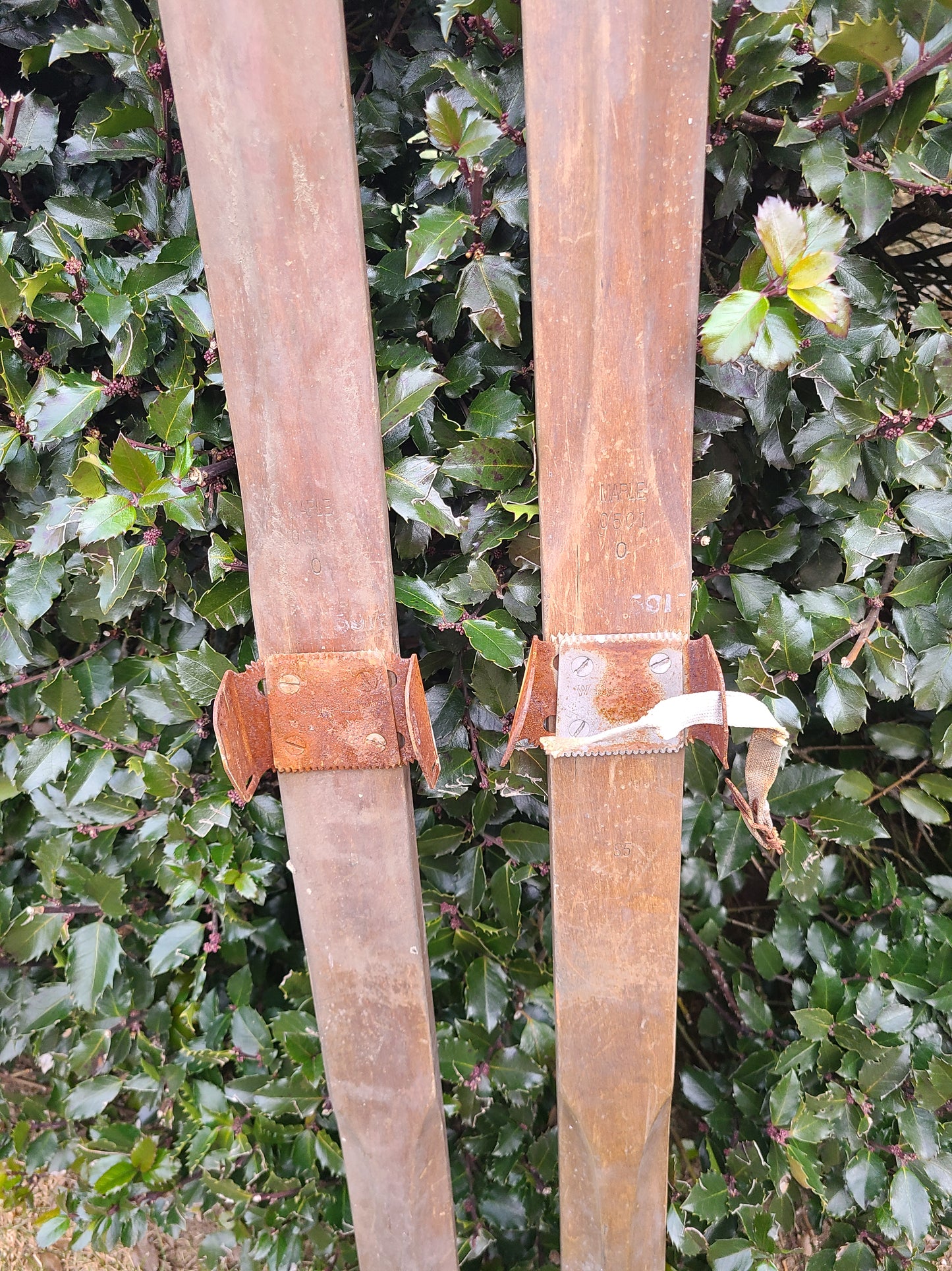 Shot Ski   Antique Wooden Shot Ski, 4 shot made from real snow ski from the 20's or 30's